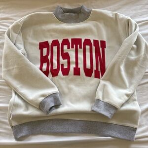 Boston University Custom Reversible Mock Neck